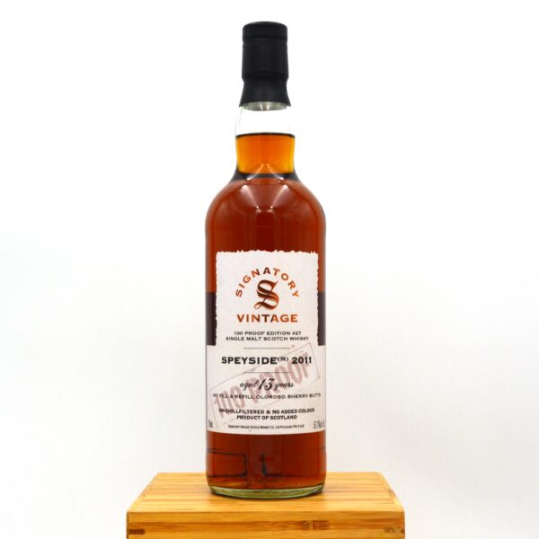 Speyside (M) 2011 - 100 Proof Edition #27 (Signatory Vintage)