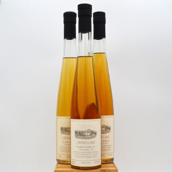 --Special!!!--Ornellaia e Masseto - 3er Grappa Paket Ornellaia Grappa di Merlot Vendemmia 1994--Special!!!--